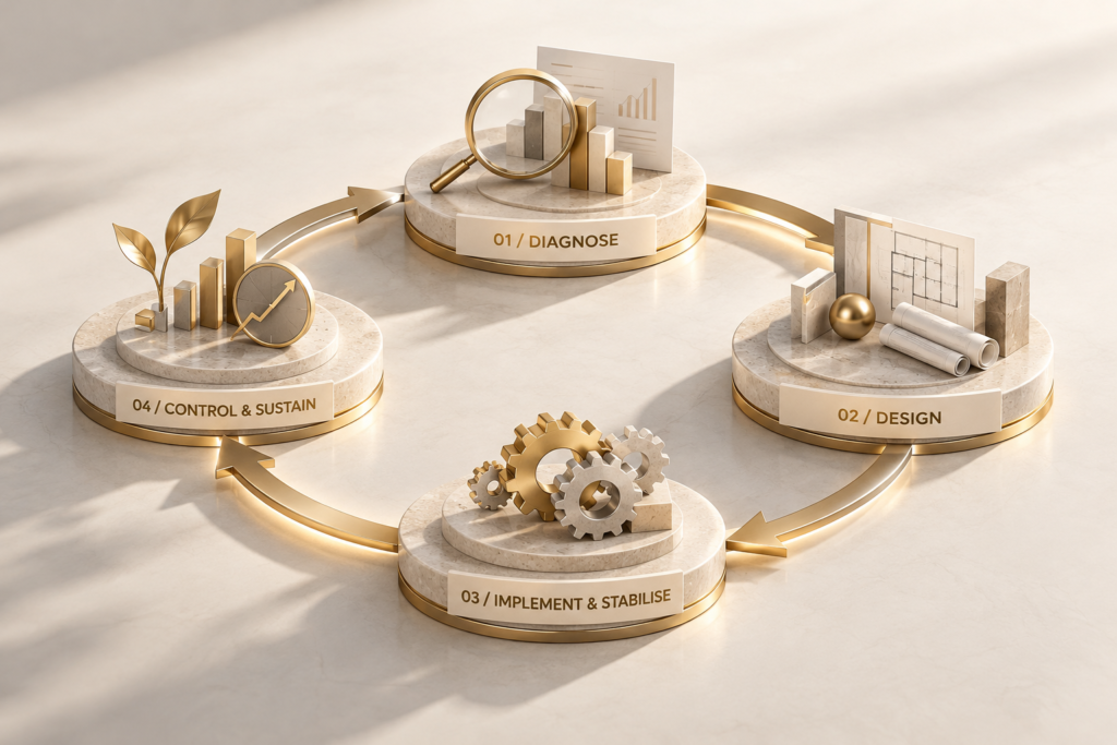 Four-Stage Golden Process Cycle